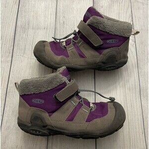 Purple Keen Keens Knotch Chukka Girl Winter Snow Boots, Size Youth 3